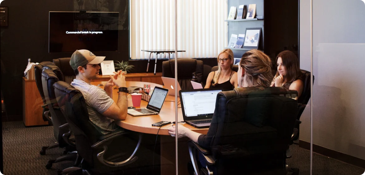 Winklix team collaborating on technology solutions