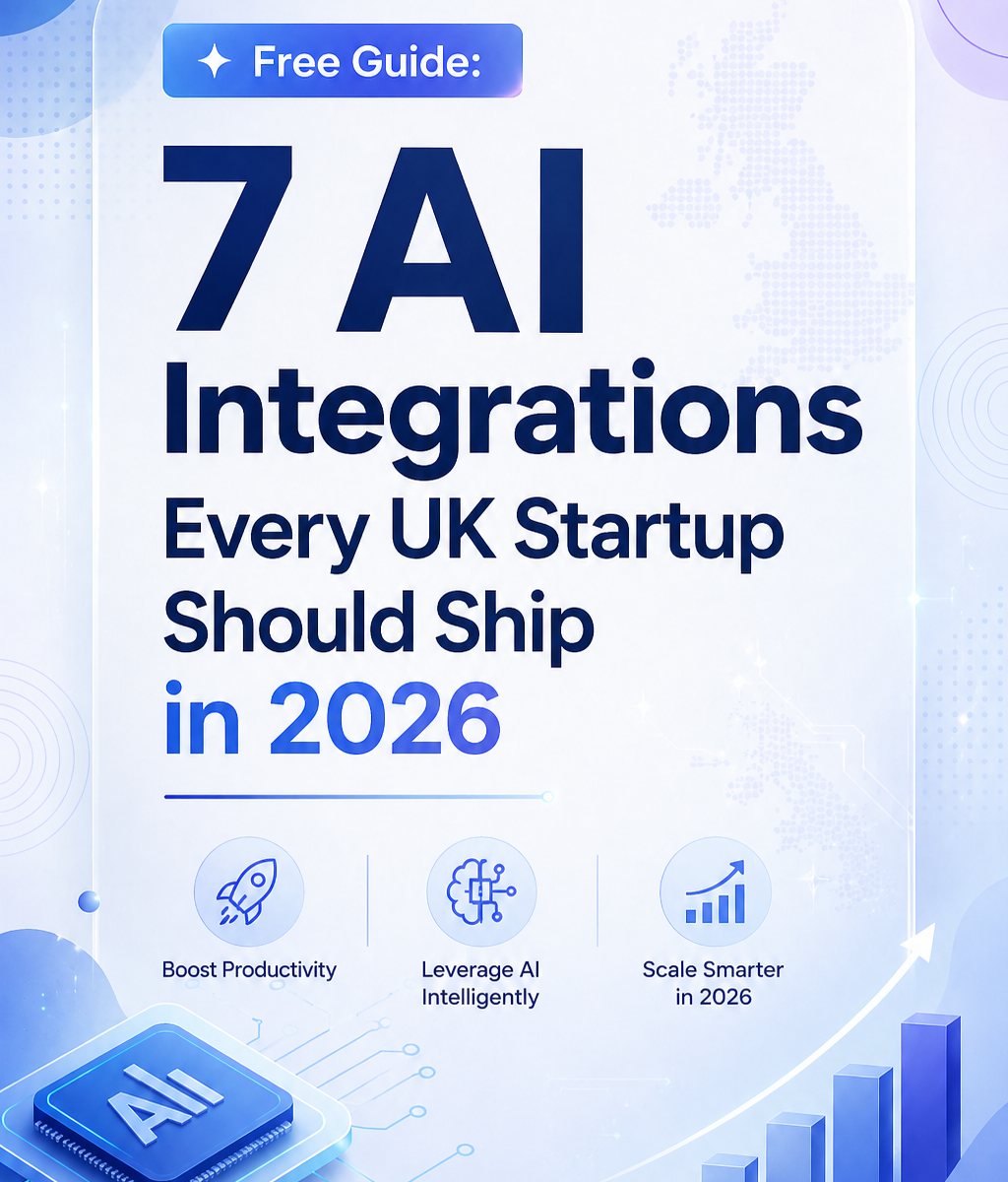 Free Guide: 7 AI Integrations Every UK Startup Should Ship in 2026