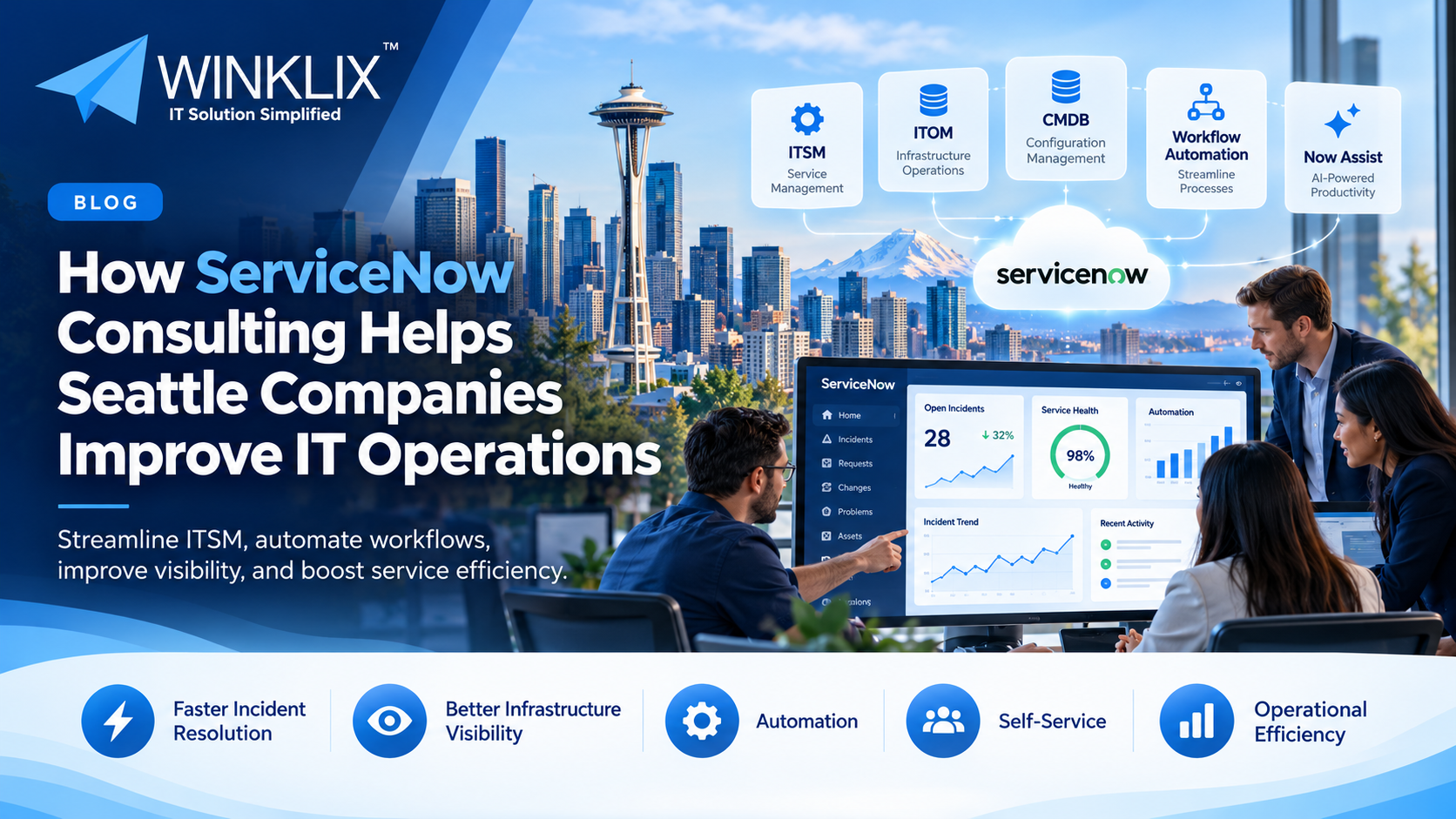 How ServiceNow Consulting Helps Seattle Companies Improve IT Operations